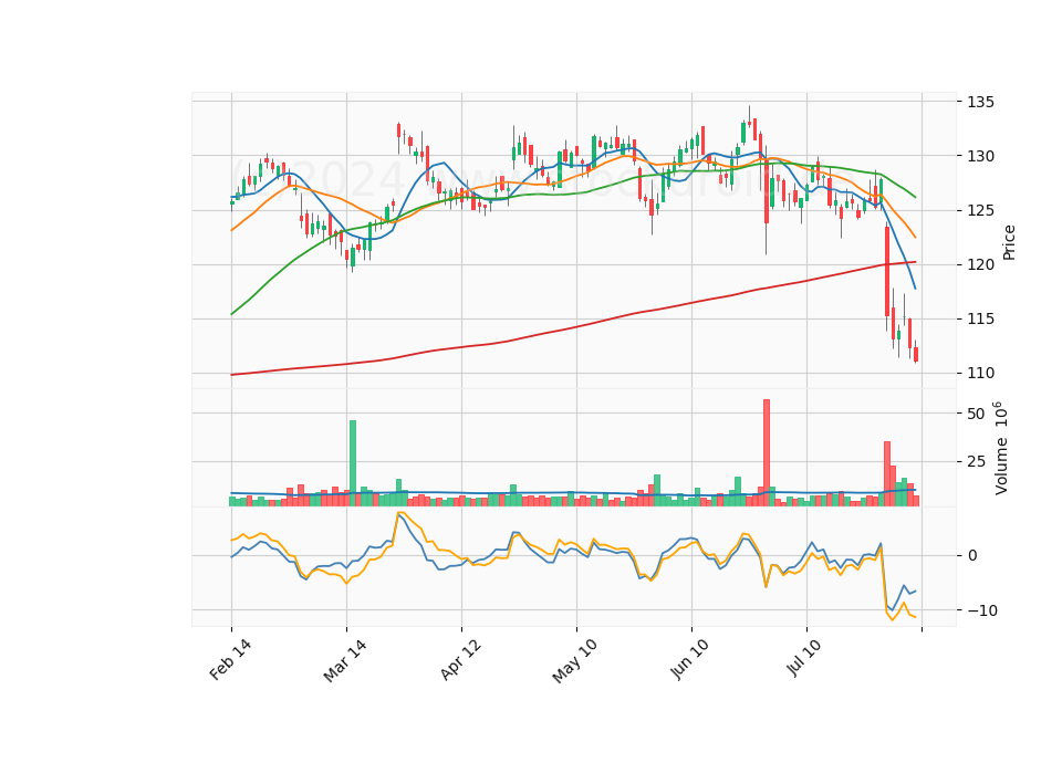 6 Month Candle Stick Diagram